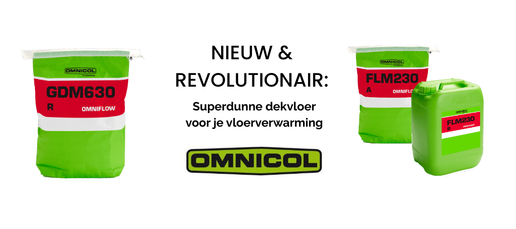 Slim alternatief voor cement - Omnicol Gietdekmortel